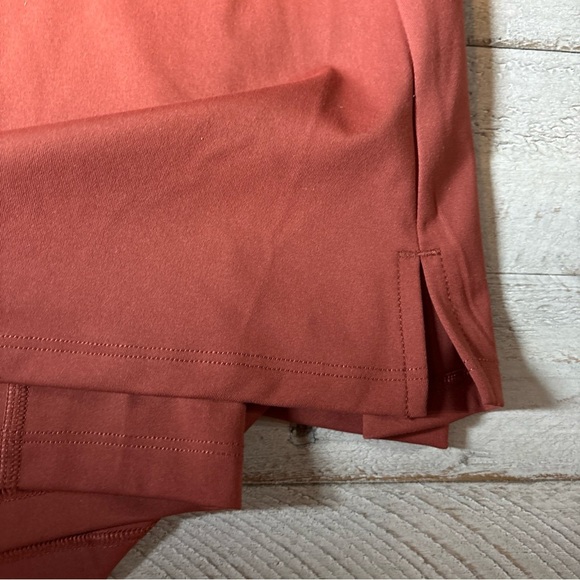 Old Navy Active Powersoft Skort Extra High Rise Go Dry Copper Red Womens Plus 3X - Picture 5 of 16